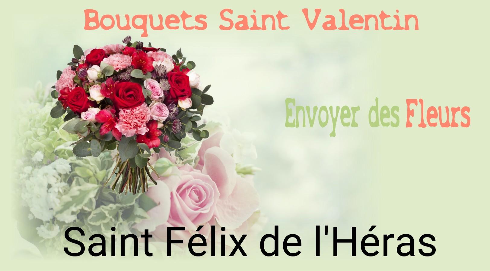 Roses de Saint-Valentin livrées à Saint-Félix-de-l'Héras